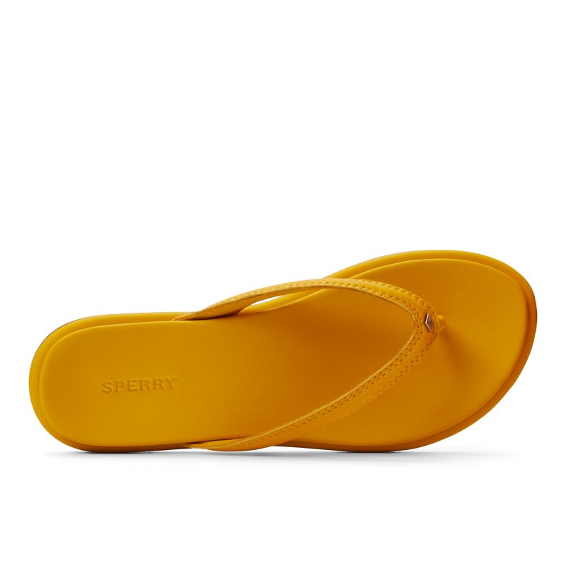 Isla thong_wm Medium Yellow Women's Sandals | Sperry US